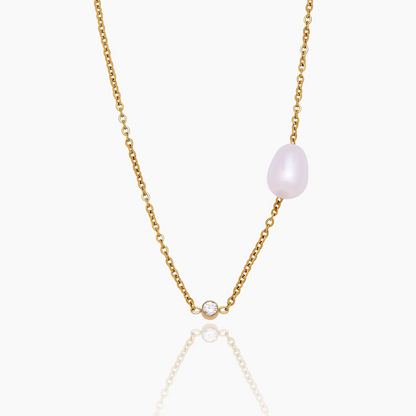 Fijne zoetwaterparelketting - Elegante alledaagse sieraden