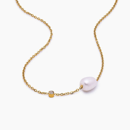Fijne zoetwaterparelketting - Elegante alledaagse sieraden